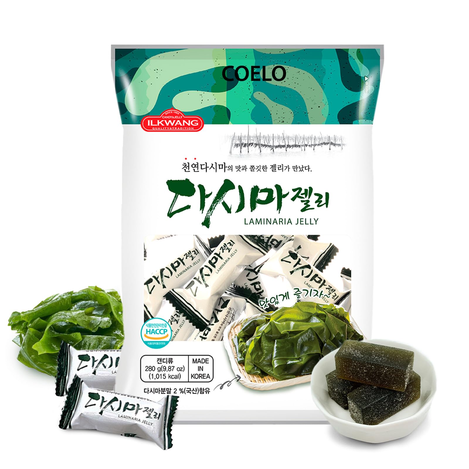 Amazon.com : COELO Laminaria Jelly 280g (9.87oz) Premium K-Food